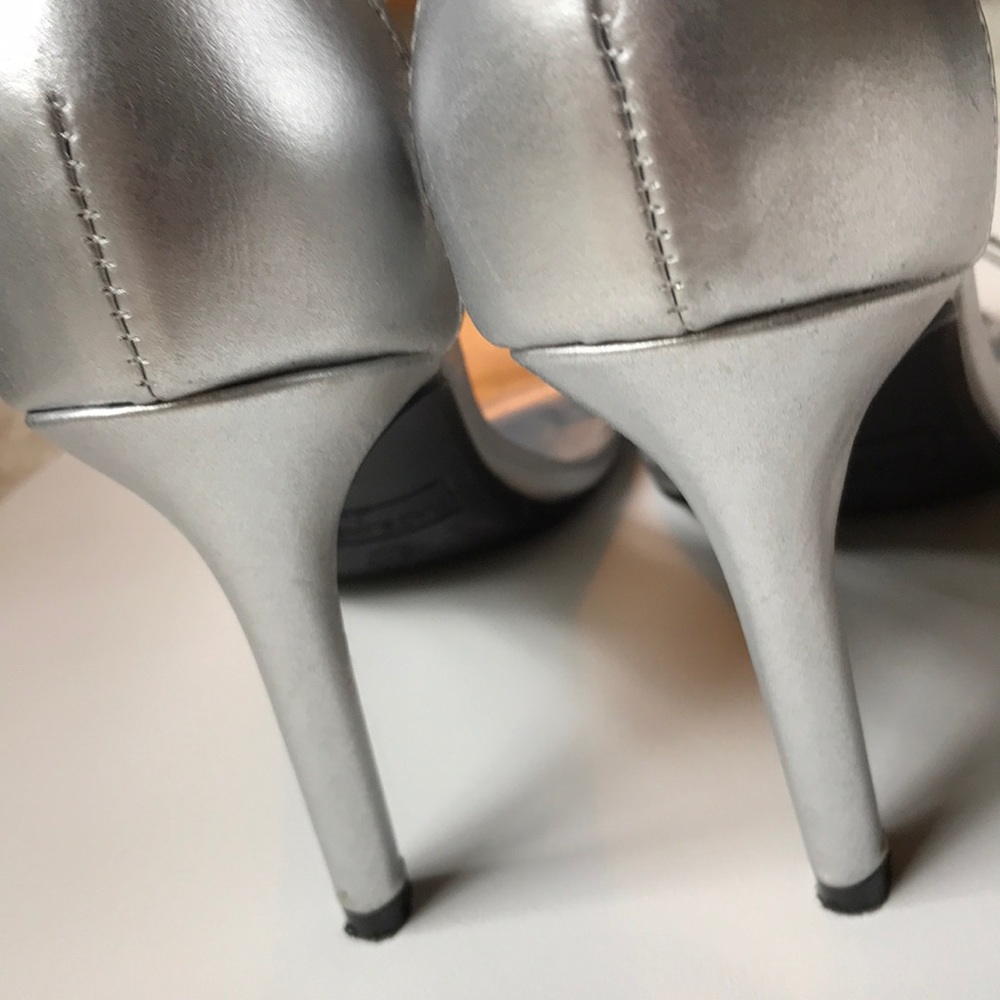 Silver Rhinestone Strappy Heels🌺HP🌺 - Picture 6 of 8